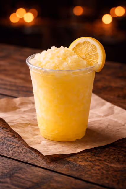 Frozen Lemonade Slush cocktail